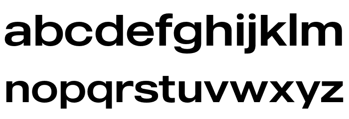 MADEOuterSans Font LOWERCASE