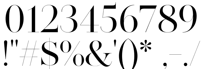 MADESAONARA Font OTHER CHARS