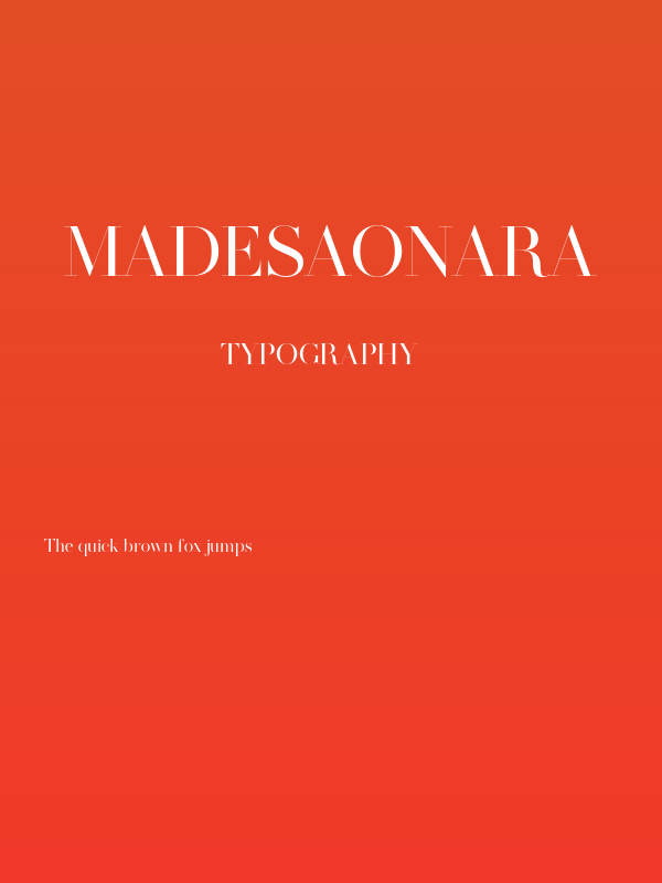 MADESAONARA Poster
