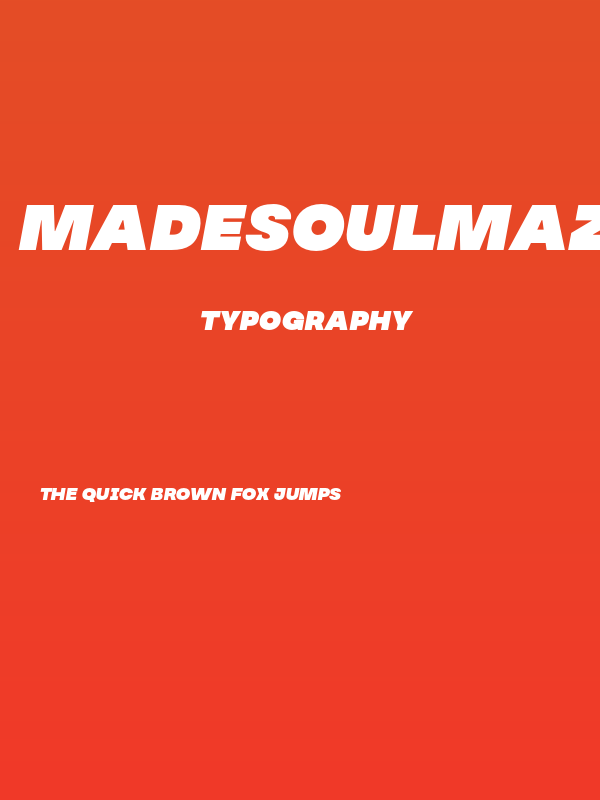 MADESoulmaze-Italic Poster