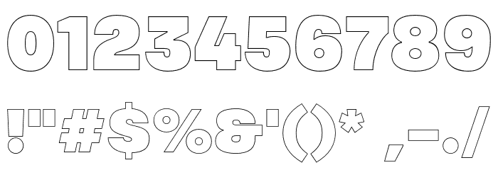 MADESoulmazeOutline Font OTHER CHARS