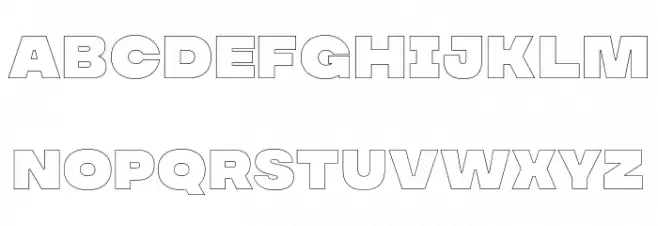 MADESoulmazeOutline 字体 小写