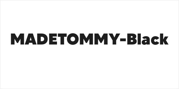 MADETOMMY-Black Logo