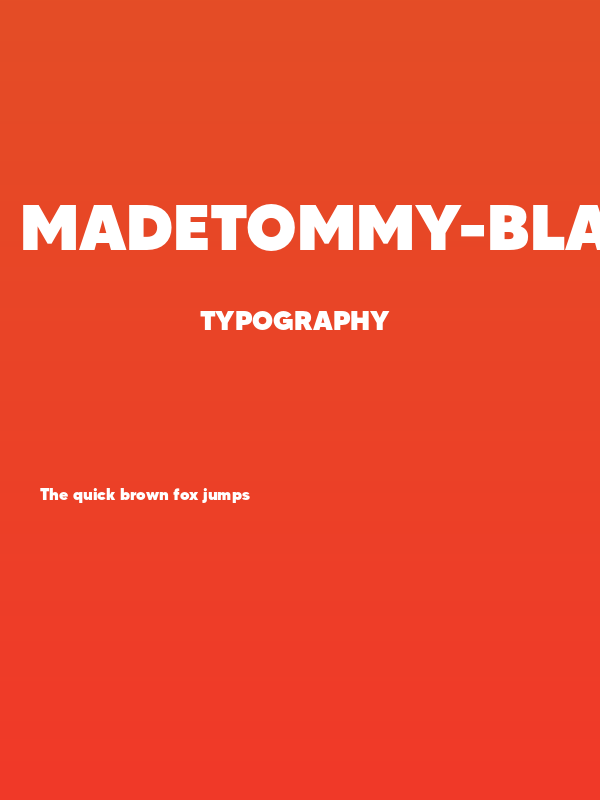 MADETOMMY-Black Poster
