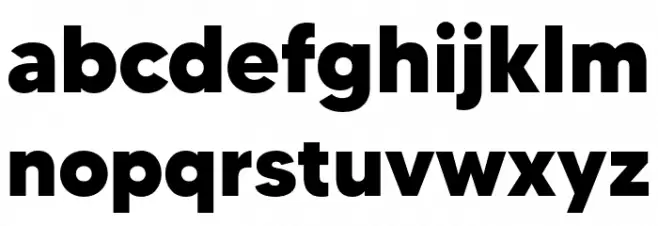 MADETOMMY-ExtraBold Schriftart Kleinbuchstaben