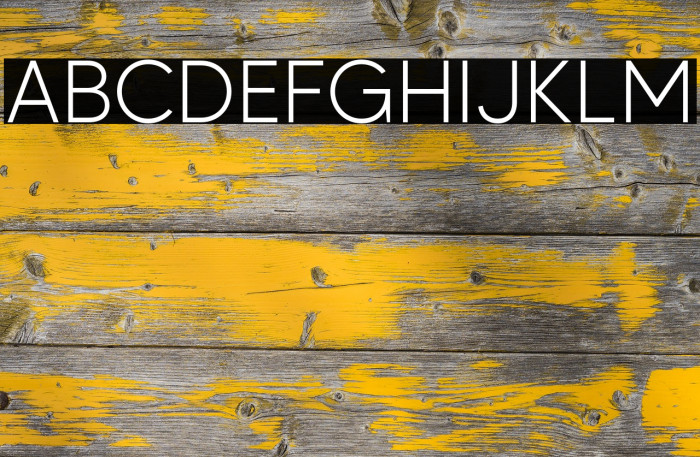 MADETOMMY-Light Font examples