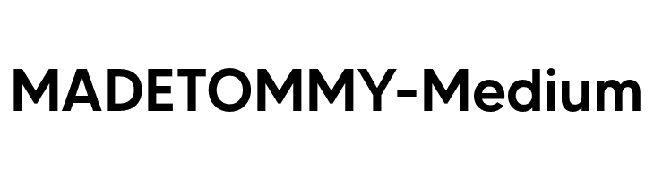 MADETOMMY-Medium  Free Fonts Download