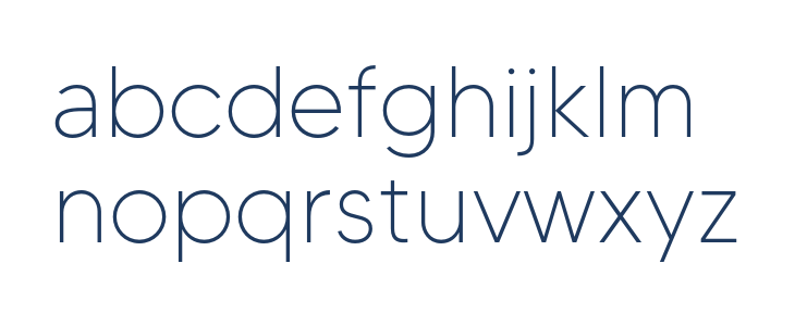 MADETOMMY-Thin Lowercase