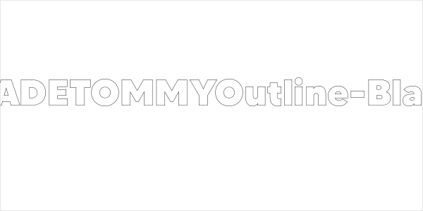 MADETOMMYOutline-Black Logo