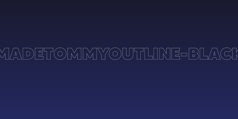 MADETOMMYOutline-Black Social Header