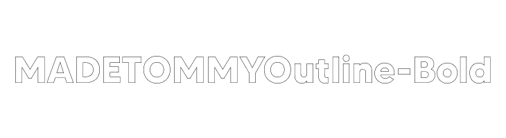 MADETOMMYOutline-Bold  Descarca Fonturi Gratis