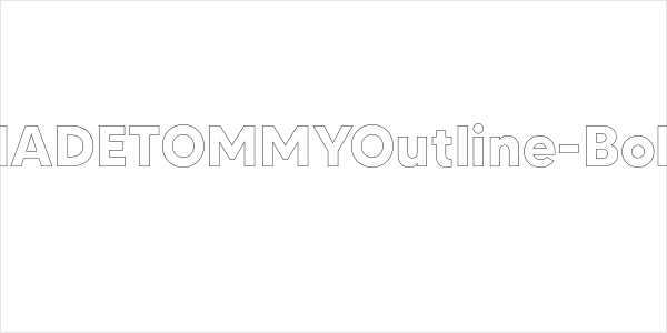 MADETOMMYOutline-Bold Logo