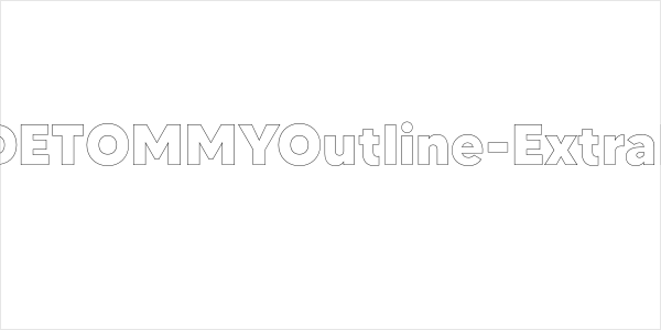 MADETOMMYOutline-ExtraBold Logo