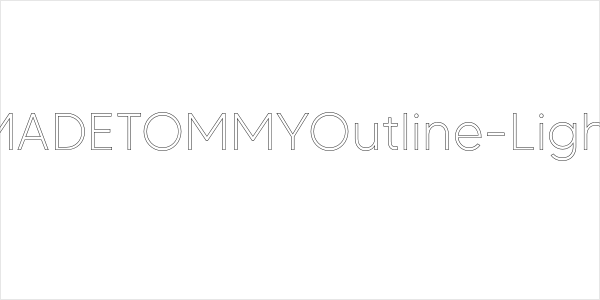MADETOMMYOutline-Light Logo
