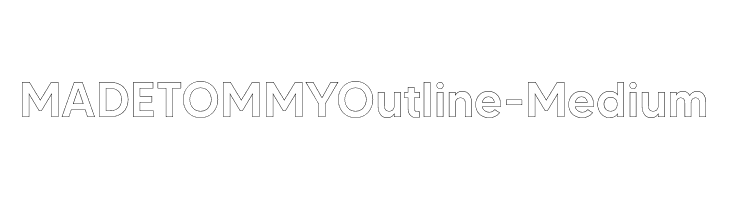 MADETOMMYOutline-Medium  Free Fonts Download