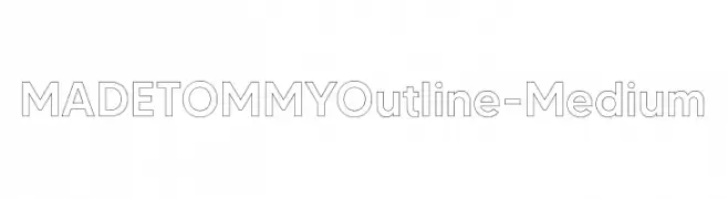 MADETOMMYOutline-Medium  Descarca Fonturi Gratis