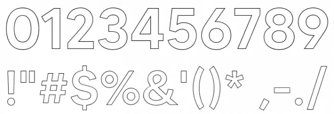 MADETOMMYOutline-Medium Font OTHER CHARS