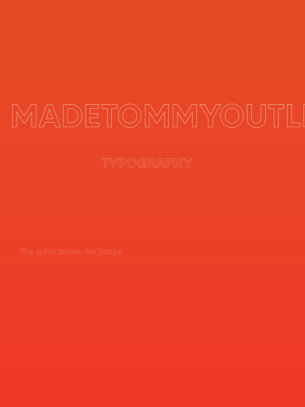 MADETOMMYOutline-Medium Poster