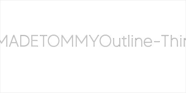 MADETOMMYOutline-Thin Logo
