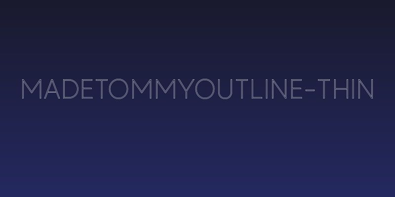 MADETOMMYOutline-Thin Social Header