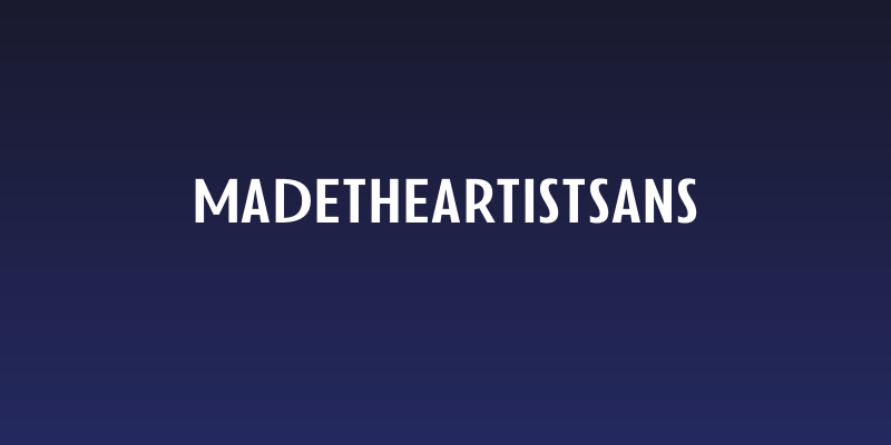 MADETheArtistSans Social Header