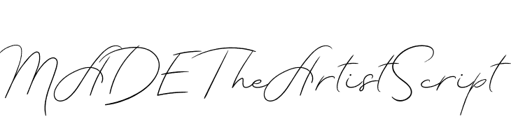 MADETheArtistScript  لخطوط تنزيل
