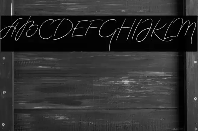 MADETheArtistScript Font examples