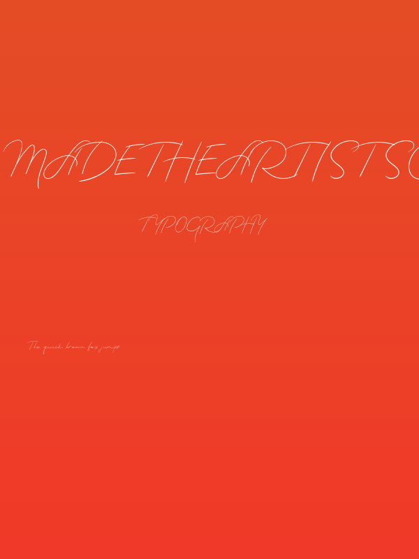MADETheArtistScript Poster