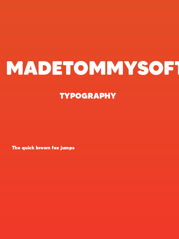 MADETommySoft-Black Poster