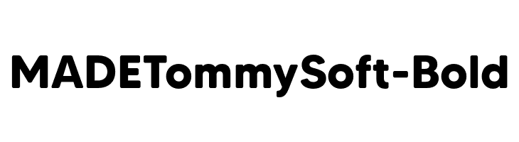MADETommySoft-Bold  नि: शुल्क फ़ॉन्ट्स डाउनलोड