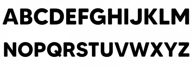 MADETommySoft-Bold Schriftart Groß
