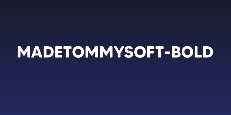MADETommySoft-Bold Social Header