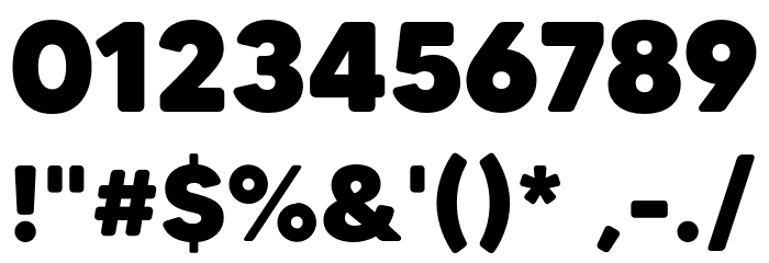 MADETommySoft-ExtraBold Font OTHER CHARS