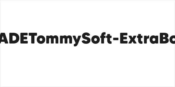 MADETommySoft-ExtraBold Logo