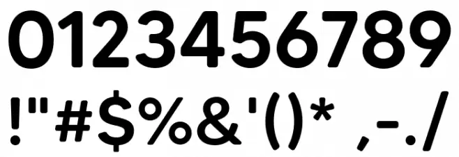 MADETommySoft-Medium Font OTHER CHARS