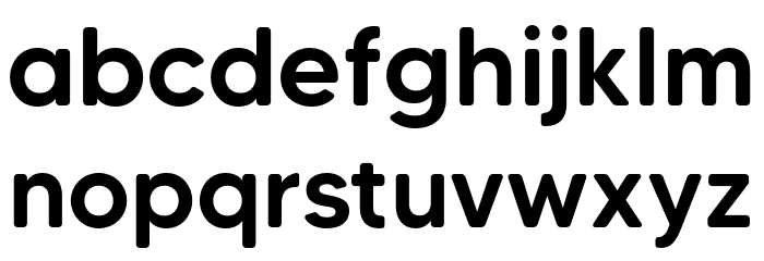 MADETommySoft-Medium Font LOWERCASE