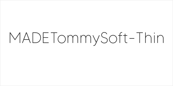 MADETommySoft-Thin Logo