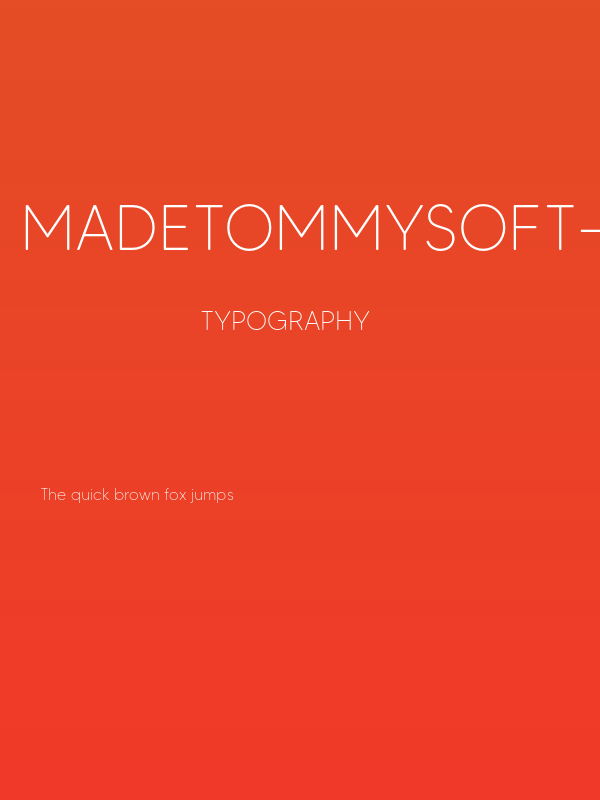 MADETommySoft-Thin Poster