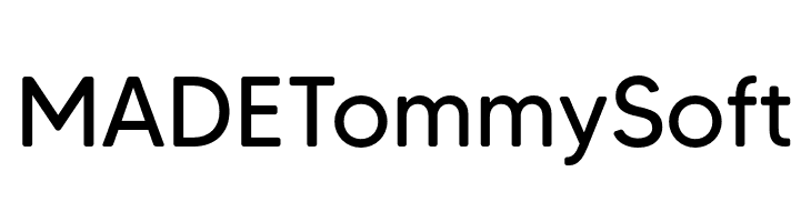 MADETommySoft  les polices de caractères gratuit tlcharger