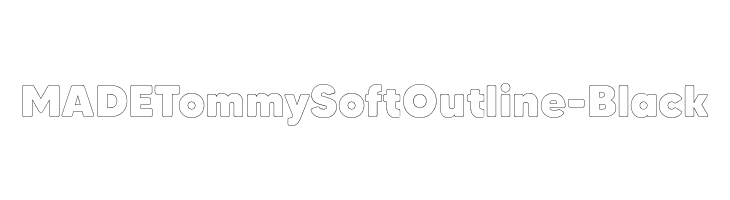 MADETommySoftOutline-Black  les polices de caractères gratuit tlcharger
