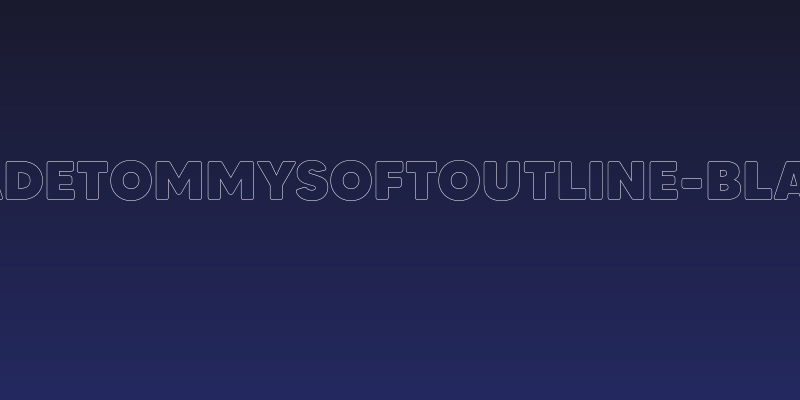 MADETommySoftOutline-Black Social Header