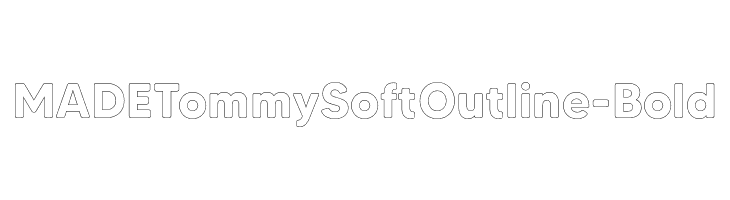 MADETommySoftOutline-Bold  免费字体下载