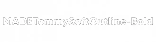 MADETommySoftOutline-Bold  नि: शुल्क फ़ॉन्ट्स डाउनलोड