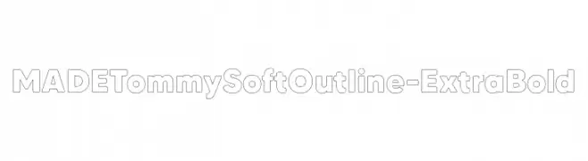 MADETommySoftOutline-ExtraBold  لخطوط تنزيل
