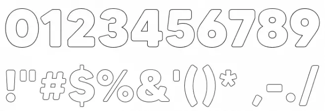 MADETommySoftOutline-ExtraBold Font OTHER CHARS