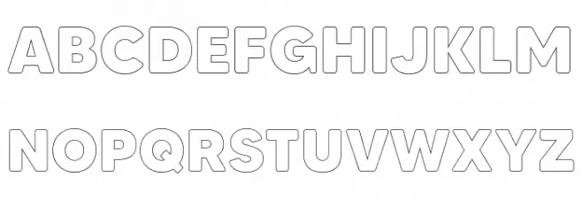 MADETommySoftOutline-ExtraBold 字体 大写