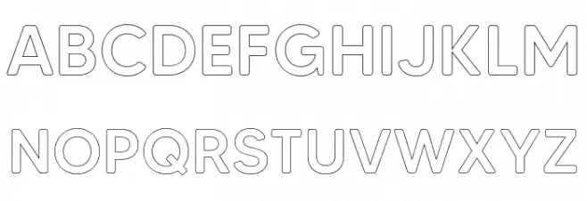MADETommySoftOutline-Medium 字体 大写