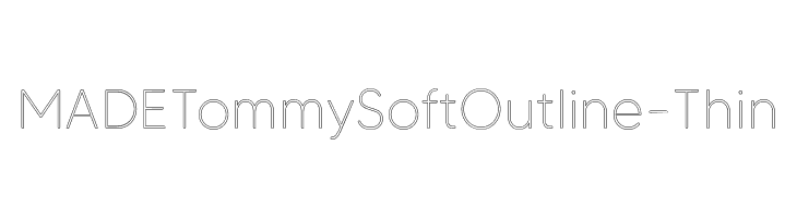 MADETommySoftOutline-Thin  لخطوط تنزيل