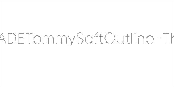 MADETommySoftOutline-Thin Logo