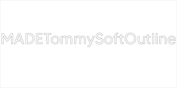 MADETommySoftOutline Logo